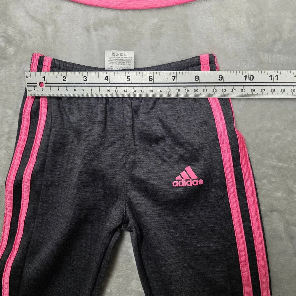 Adidas Toddler Girls 2PC Tracksuit Hoodie Jogger Set 3T Pink‎